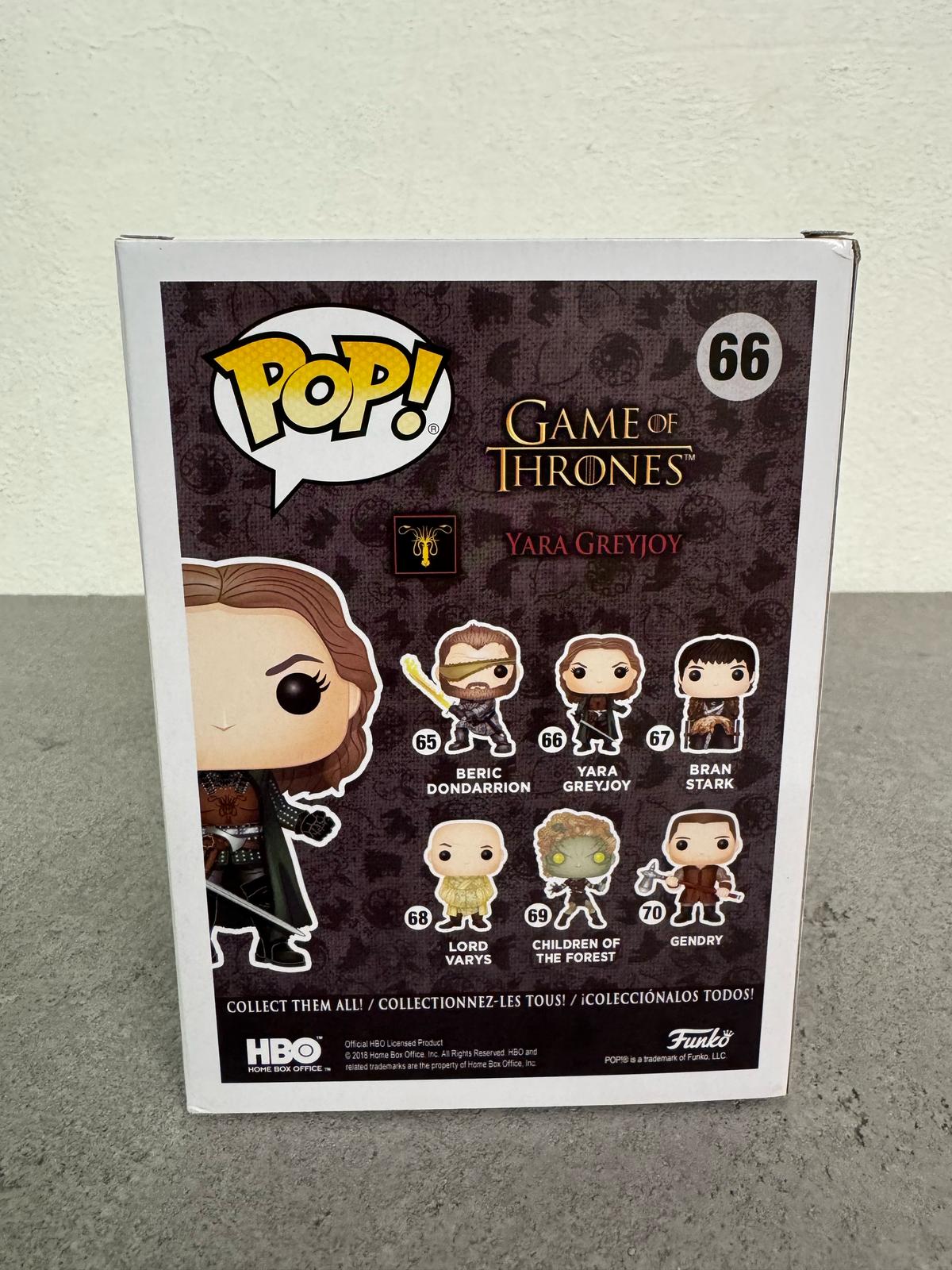 Funko Pop! #66 Game Of Thrones: Yara Greyjoy - podepsaná herečkou Gemma Whelan