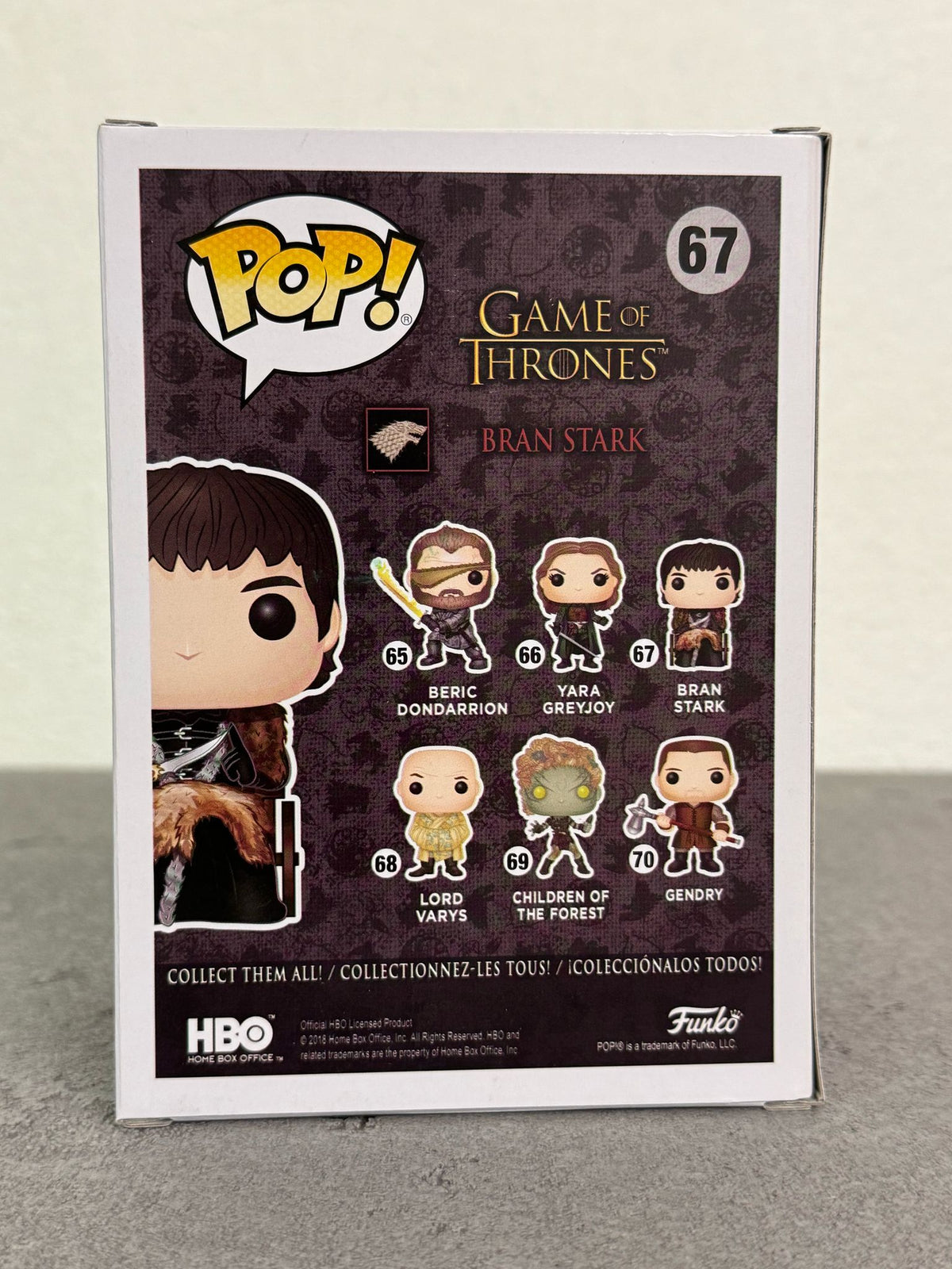 Funko Pop! #67 Game Of Thrones: Bran Stark - podepsaná hercem Isaac Hempstead-Wright
