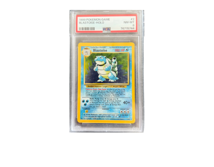 Pokémon Blastoise (BS 2) - PSA 8 - Base Set