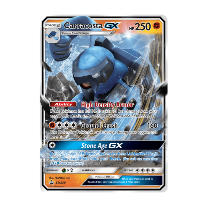 Pokémon Carracosta GX SBSP SM239/248 (SM Black Star Promos)