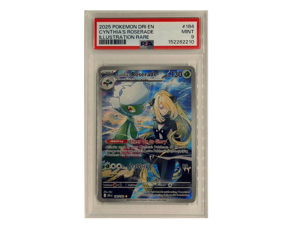 Pokémon Cynthia's Roserade (DRI 184)- PSA 9 - Destined Rivals