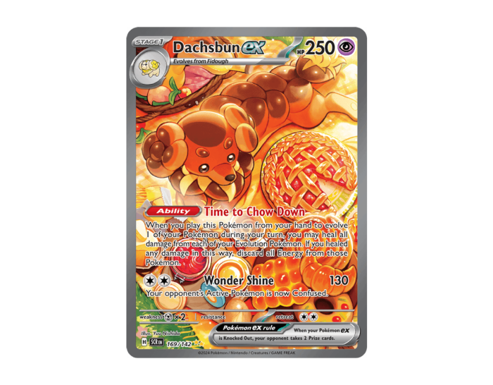 Pokémon Dachsbun ex SC 169/142 (Stellar Crown)