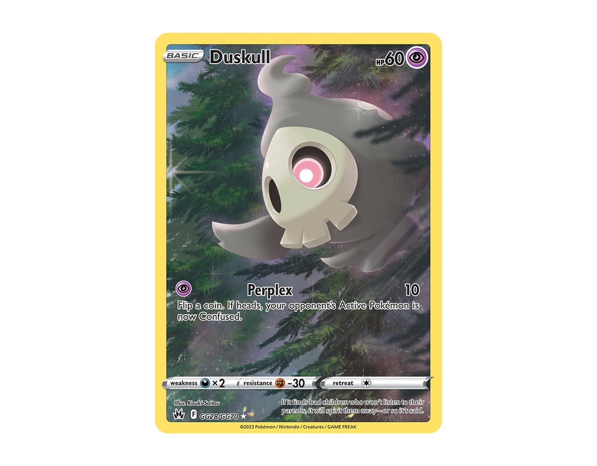Pokémon Duskull CZGG GG28/70 (Crown Zenith Galarian Gallery)