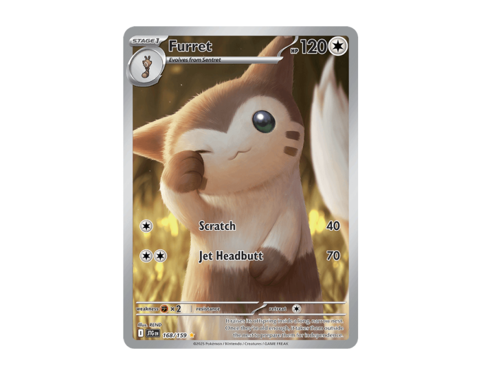Pokémon Furret JT 168/159 (Journey Together)
