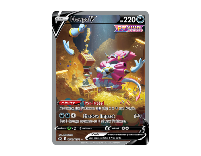 Pokémon Hoopa V CZGG GG53/70 (Crown Zenith Galarian Gallery)