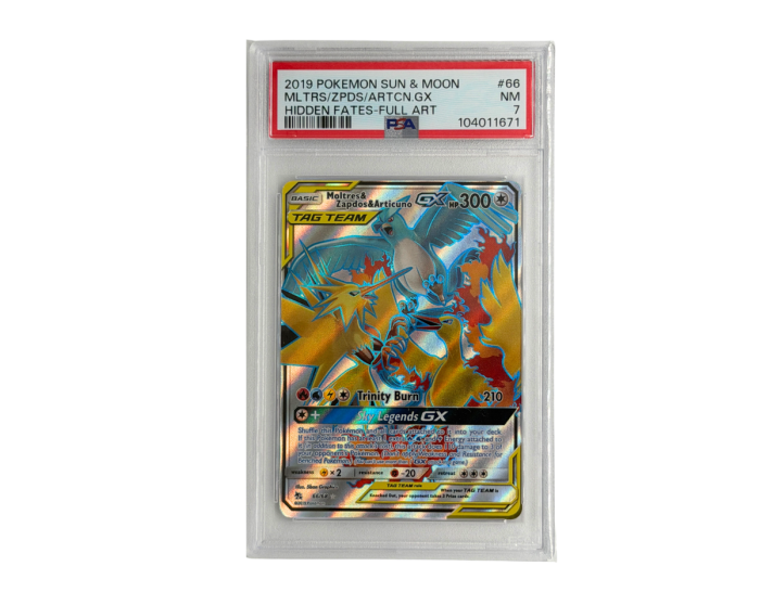 Pokémon Moltres & Zapdos & Articuno GX (HIF 66) - PSA 7 - Hidden Fates