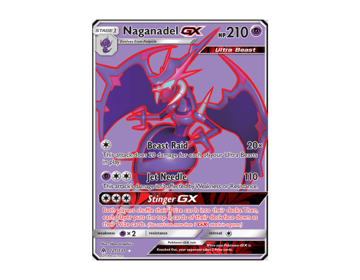 Pokémon Naganadel GX FL 121/131 (Forbidden Light)