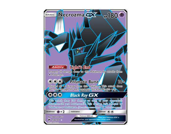 Pokémon Necrozma GX BS 134/147 (Burning Shadows)