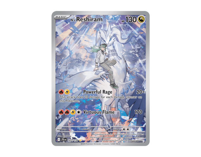 Pokémon N's Reshiram JT 167/159 (Journey Together)