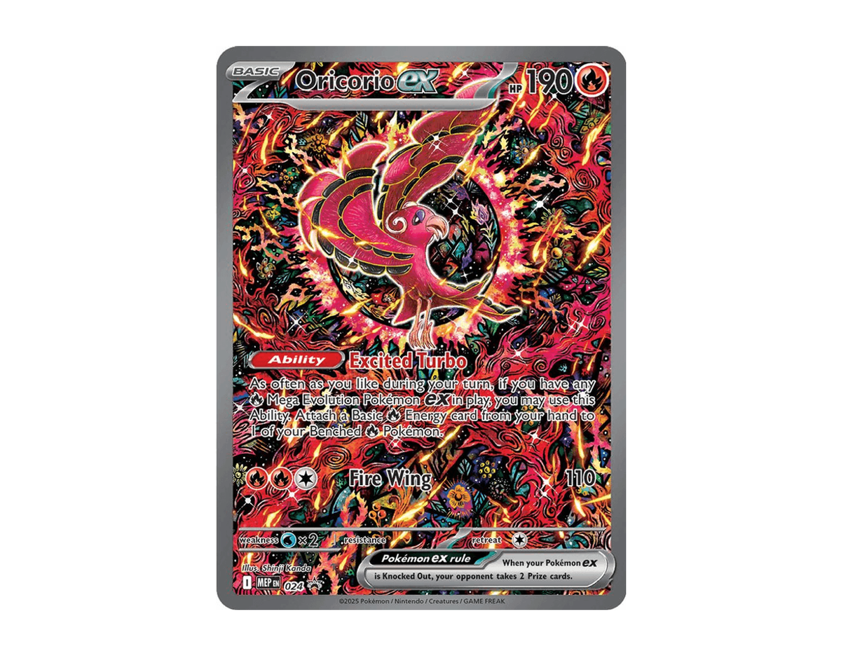 Pokémon Oricorio ex MBSP 024 (MEP Black Star Promos)