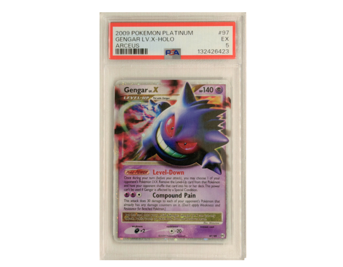 Pokémon Gengar LV.X (AR 97) - PSA 5 - Arceus