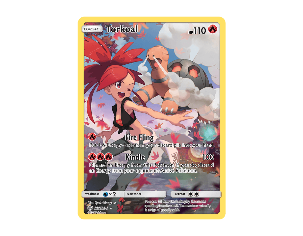 Pokémon Torkoal CE 237/236 (Cosmic Eclipse)